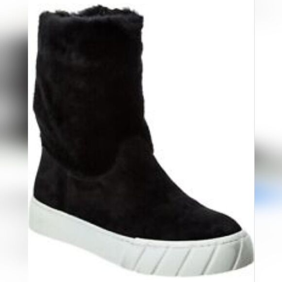 NWT Aquatalia Nelle sheep fur booties - Picture 1 of 8